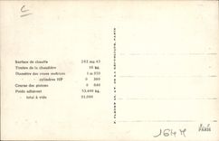 CPA train Locomotive machine 231 031 type Pacific