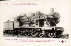 CPA train Locomotive Machine 230 878
