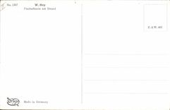 VINTAGE POSTCARD Sailing Bateau Hoy Fishes