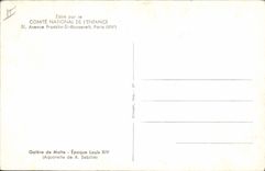 CPA Bateau Voilier Galere de Malte Epoque louis XIV Sebille Malta