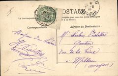 Cuarteles de Militaria de la POSTAL de la VENDIMIA con el cuarto llegado del cuartel de un cercado del mandato