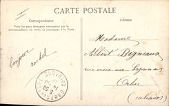 VINTAGE POSTCARD Militaria Barracks Sunken of the operation