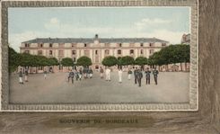 La POSTAL Militaria de la VENDIMIA acuartela Burdeos de Xaintrailles