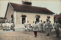 CPA Militaria Caserne la soupe 