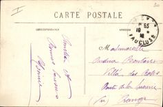 La POSTAL Militaria de la VENDIMIA acuartela los cuarteles de Avignon de Chabran 58eme del bulevar de Limbert de la infantería