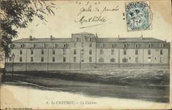 CPA Militaria Caserne Le Creusot 