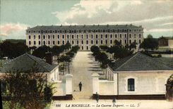 VINTAGE POSTCARD Militaria La Rochelle Barracks the Duperre barracks