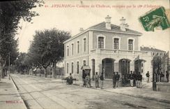 La POSTAL Militaria de la VENDIMIA acuartela los cuarteles de Avignon de Chabran 38eme de la infantería