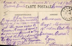 CPA Militaria Caserne Roanne Entree des casernes Combes L'infirmerie