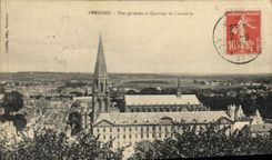 La POSTAL Militaria Vendome de la VENDIMIA acuartela la opinión y el districto de la caballería