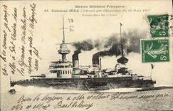 CPA Bateau de guerre Cuirasse Iena 