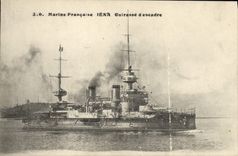 CPA Bateau de guerre Iena Cuirasse d'escadre