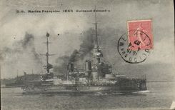 CPA Bateau de guerre Iena Cuirasse d'escadre