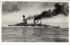 CPM Bateau de guerre 