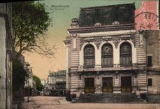 VINTAGE POSTCARD Montlucon Theater