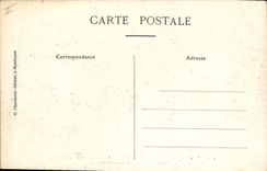 VINTAGE POSTCARD New town hall Frontage and dimension of the Montlucon Theater