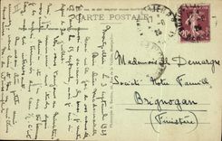 VINTAGE POSTCARD municipal Theater Montpellier