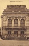 VINTAGE POSTCARD municipal Theater Montlucon