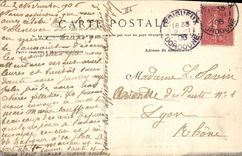 VINTAGE POSTCARD Mayenne Theater the kiosk