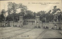 VINTAGE POSTCARD Theater of nature park of Laffitte Houses