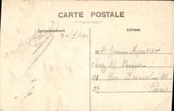 VINTAGE POSTCARD Ault the Beach and Cliffs Taken Of the Way of the customs officers