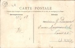 VINTAGE POSTCARD Versailles Park of small Trianon the old bridge