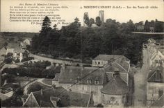 VINTAGE POSTCARD Montfort Amaury Seen Of Tours