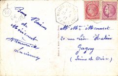 VINTAGE POSTCARD Mousseaux Panorama Taken of the Edges of the Seine