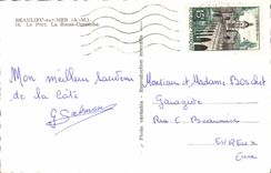 CPM Beaulieu sur Mer Le port La Basse Corniche Bateaux