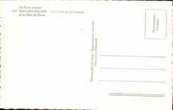 MODERN CARD Beaulieu on Sea the point of Formica and the head of dog