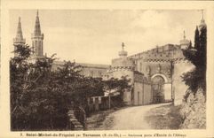 CPA St Michel de Frigolet Ancienne porte d'entree de l'abbaye