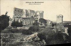 CPA Montmajour Abbaye Halte 