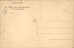 CPA Saint Paul Une porte Antique