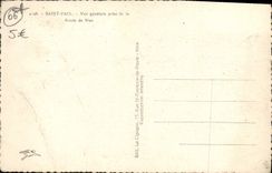 CPA Saint Paul Vue generale prise de la route de Nice