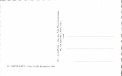 MODERN CARD Saint Paul an old fountain 1840