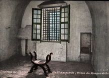 VINTAGE POSTCARD Prison Surroundings of Cannes Island co. daisy prison of the iron mask