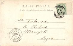 Iglesia de Melun Notre Dame de la prisión de la POSTAL de la VENDIMIA y casa central