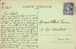 Prisión Melun Notre Dame de la POSTAL de la VENDIMIA y casa central