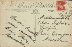 De la VENDIMIA de la POSTAL de la prisión de la isla alrededores de la margarita Sainte de Cannes la prisión del estado