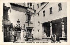 El hotel de Poitiers de la prisión de la POSTAL de la VENDIMIA fuma el prevote Interieur de la corte