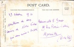 VINTAGE POSTCARD Femme Militaria Triples misalliance