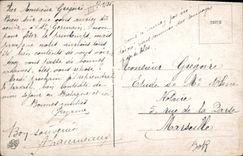 VINTAGE POSTCARD Child Trumpet