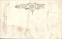 VINTAGE POSTCARD Enfant Horseshoe Tempest