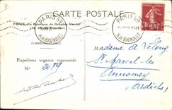 VINTAGE POSTCARD Paris the factory of dragees Martial Street Planchat