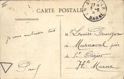 VINTAGE POSTCARD Paris Floods Street of Bercy opposite the station of Lyon Cusenier Publicity