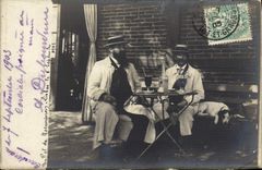 CARTE PHOTO Buffet de Mosempron Lisboa 1903 Buveur d'alcool Portugal TOP