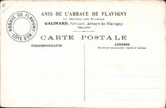 CPA Abbaye de Flavigny Fabrique d'anis Cote Nord 