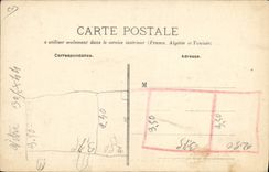 POSTAL Alfort de la VENDIMIA que el muelle de Alfort entró de la fábrica de aperitivo de Suze de la TAPA de la genciana