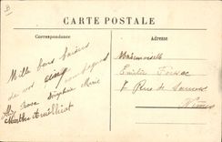 VINTAGE POSTCARD Winter sports Ski in the Cevennes Contest of skis a shovel