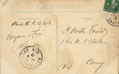 CPA Sports d'hiver Ski Dans les Alpes skieurs